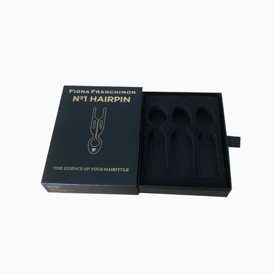 Caixas de colarinho preto mate qualificado ISO9001 para embalagens personalizadas CMYK/PANTONE