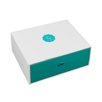 UV Finish Minte e branco bolhas de gelo de papelão rígido para massagem facial