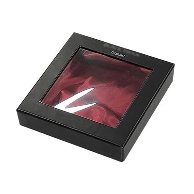 Logotipo preto Caixa branca para acessórios capilares Dispositivo de escova Dimensão personalizada e encomenda aceita
