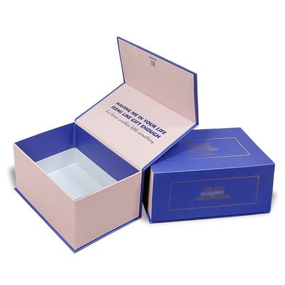Custom Screen Printing Logo Plain White Magnetic Folding Gift Box para as suas necessidades