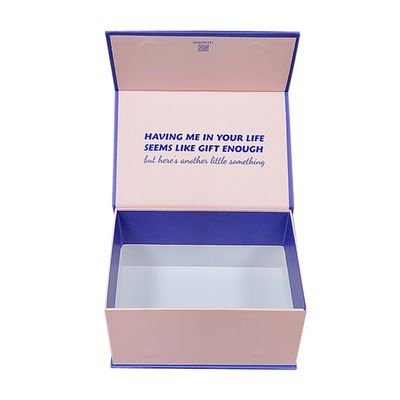 Custom Screen Printing Logo Plain White Magnetic Folding Gift Box para as suas necessidades