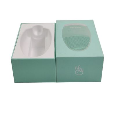 Fashion Luxury Hair Brush Black Gift Box Set com espuma EVA e papel de ouro