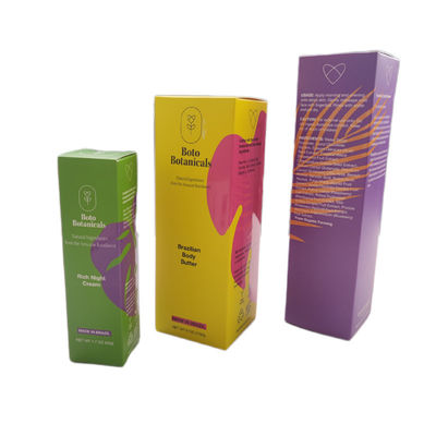 Matt Lamination Custom Gift Box Packaging para cuidados com a pele Cosméticos High End Luxury Fashion
