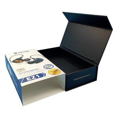 Embalagem de luxo Caixa de papel rígido com o logotipo do cliente e requisitos específicos