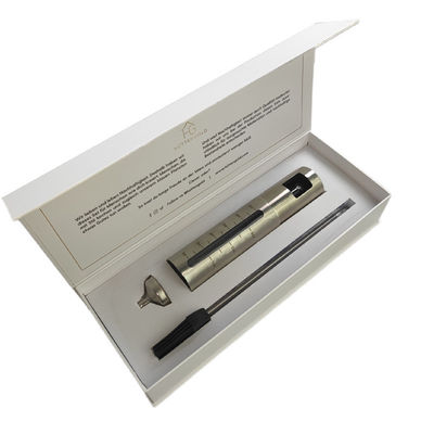 Encomenda personalizada de luxo de aço inoxidável bomba de vinagre de óleo pulverizador frasco de perfume caixa de embalagem com inserções