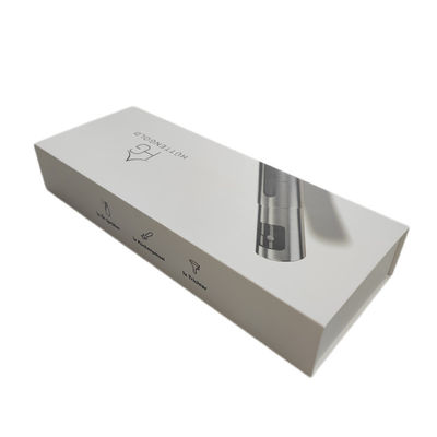Encomenda personalizada de luxo de aço inoxidável bomba de vinagre de óleo pulverizador frasco de perfume caixa de embalagem com inserções