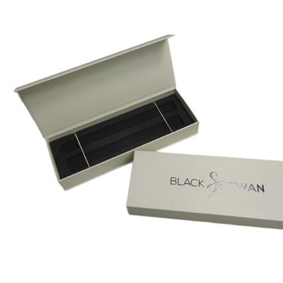 Simples Elegante Logotipo Personalizado Impressão Black Watch Strap Box Embalagem Caixa de Papel