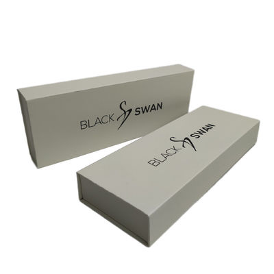 Simples Elegante Logotipo Personalizado Impressão Black Watch Strap Box Embalagem Caixa de Papel