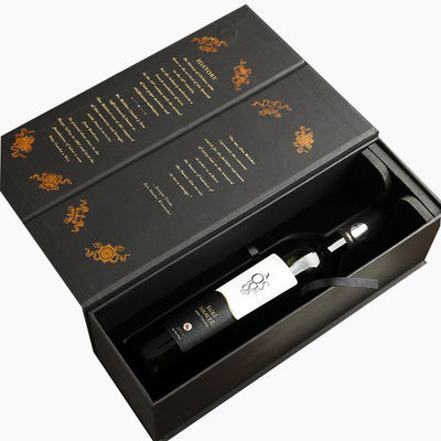 Caixas de cartão Magnético Vidro de Vinho Champagne Liquor garrafas de uísque para vinho presente