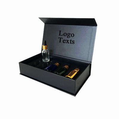 Reciclável Custom Pequeno lote Livro Forma Perfume Garrafa de vidro Pacotes de presentes cosméticos