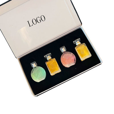 Reciclável Custom Pequeno lote Livro Forma Perfume Garrafa de vidro Pacotes de presentes cosméticos