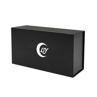 Impressão em folha de ouro caixa de presente magnética retangular embalagem com inserção de espuma e envelope
