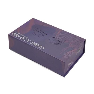 Impressão CMYK/PANTONE Luxury Matte Magnetic Flip Packaging Paper Box para cosméticos