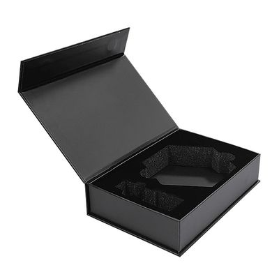 Caixas rígidas Caixa de cartão de fecho com solapa magnética para embalagens personalizadas de presentes e produtos