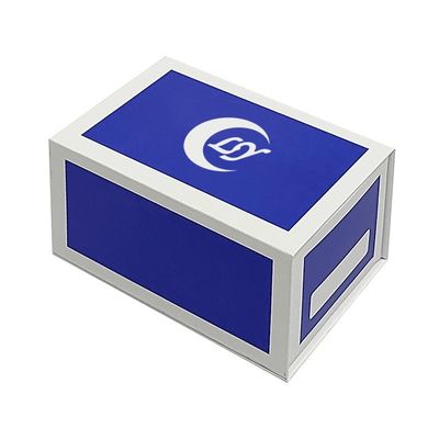 Caixa de embalagem magnética de cartão rígido dobrável