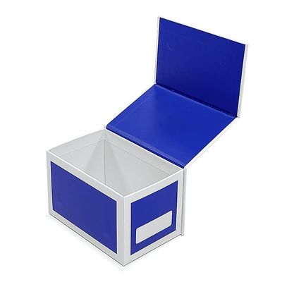 Caixa de embalagem magnética de cartão rígido dobrável