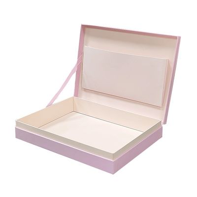 Caixa de embalagem de joias personalizadas em papel colorido Reciclada Caixa de cartão Flip Top