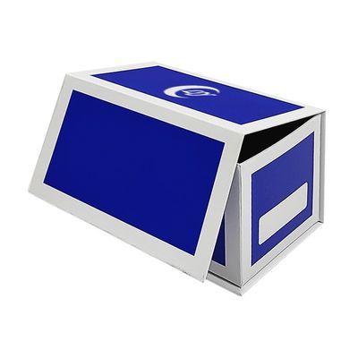Reciclagem Impressão de logotipo de cartão rígido personalizado caixa magnética de papel magnético Flip Top caixas de presente