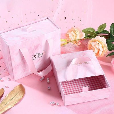 Papel rígido de luxo Caixa de caixote pequena embalagem com logotipo personalizado e material reciclável