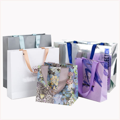 OEM Roupas de tecido Calçados Bolsa de papel Custom Bolsas de compras de luxo