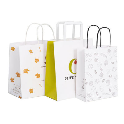 OEM Roupas de tecido Calçados Bolsa de papel Custom Bolsas de compras de luxo