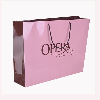 OEM Roupas de tecido Calçados Bolsa de papel Custom Bolsas de compras de luxo