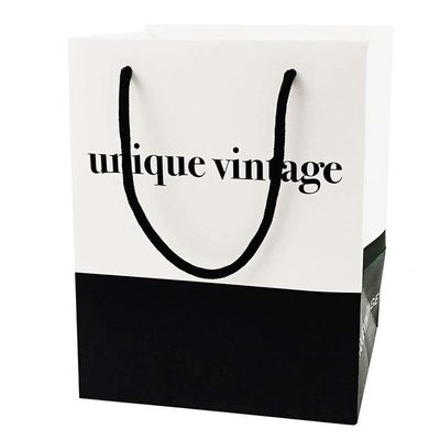 OEM Desenhos personalizados Luxo Matte presente Bolsa de papel de compras com logotipo para calçados de roupa