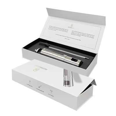 Caixa magnética de luxo personalizada de papelão de papelão branco de embalagem magnética Caixa de presente com fecho magnético