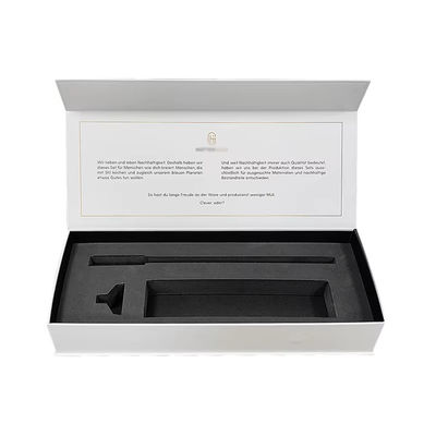 Caixa magnética de luxo personalizada de papelão de papelão branco de embalagem magnética Caixa de presente com fecho magnético