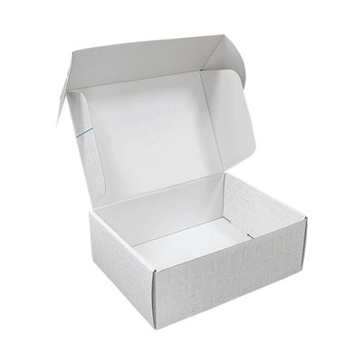 Cartão de Papel Kraft Custom Vestuário Vestuário Embalagem Cartão de Correio Movimento de Envio Caixas corrugadas com fita de raspagem de fecho