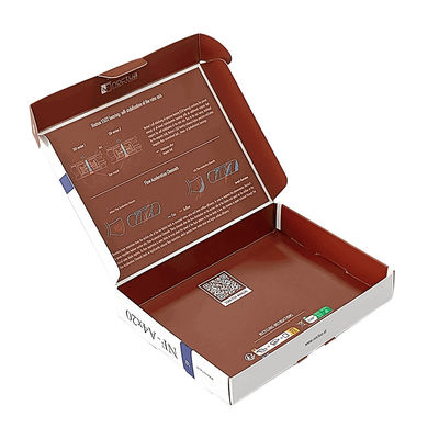 Certificado Custom Small Batch Hard Three Layer Corrugated Mailer Box Caixa de Envio Caixa de Envio Para Roupas de Baixo Vestuário Embalagem de Vestuário