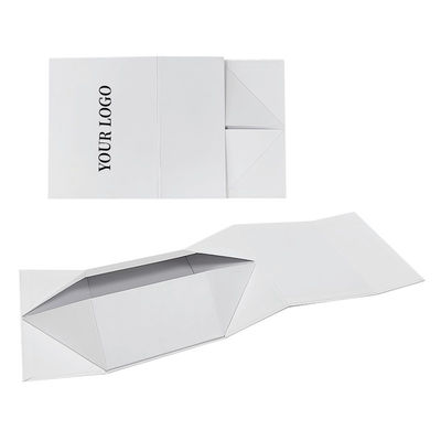 Caixa de papel de foldagem personalizada com cortes em die Top Bloqueio automático Caixa de papel de exibição inferior Caixa de embalagem final de foldagem reversa branca