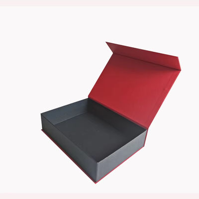 Luxo Custom Magnético Livro Forma Caixa de presente Papel duro Flip Cover fecho magnético Caixa de papel de papelão para creme de olhos e jóias