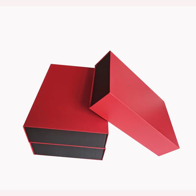 Luxo Custom Magnético Livro Forma Caixa de presente Papel duro Flip Cover fecho magnético Caixa de papel de papelão para creme de olhos e jóias
