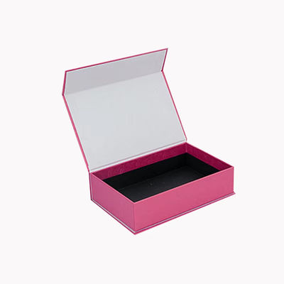 Luxo Custom Magnético Livro Forma Caixa de presente Papel duro Flip Cover fecho magnético Caixa de papel de papelão para creme de olhos e jóias