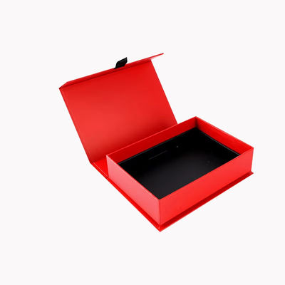 Luxo Custom Magnético Livro Forma Caixa de presente Papel duro Flip Cover fecho magnético Caixa de papel de papelão para creme de olhos e jóias