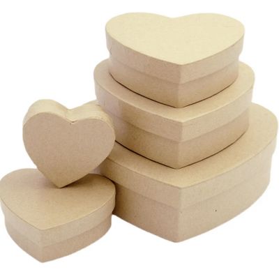 Caixa de presente em forma de coração personalizada Caixas rígidas para embalagem de chocolate de jóias e flores