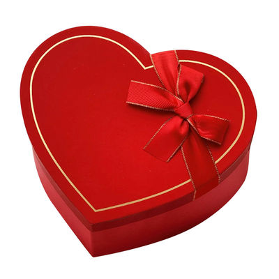 Caixa de presente em forma de coração personalizada Caixas rígidas para embalagem de chocolate de jóias e flores