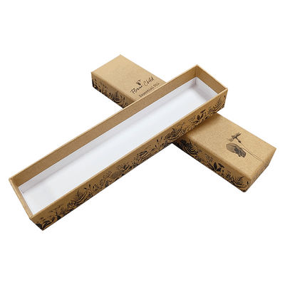 Papel Luxury Design Craft Ivory Papel tapa e base de papelão Joias embalagem caixa de presente com espuma