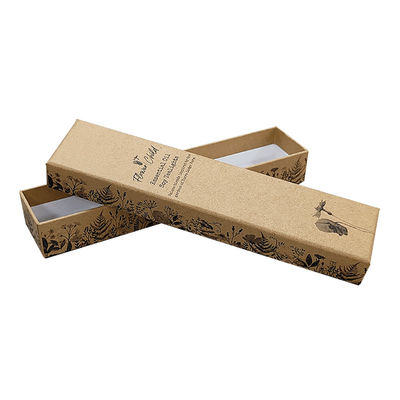 Papel Luxury Design Craft Ivory Papel tapa e base de papelão Joias embalagem caixa de presente com espuma