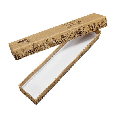 Papel Luxury Design Craft Ivory Papel tapa e base de papelão Joias embalagem caixa de presente com espuma