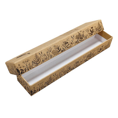 Papel Luxury Design Craft Ivory Papel tapa e base de papelão Joias embalagem caixa de presente com espuma