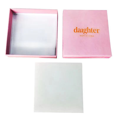 Caixa de embalagem personalizada de jóias Necklace Ring Earring Bracelet Gift Box With Logo