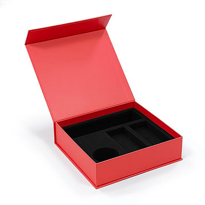 Embalagem personalizada de presente de luxo Caixa de papel rígida magnética personalizada com aba magnética