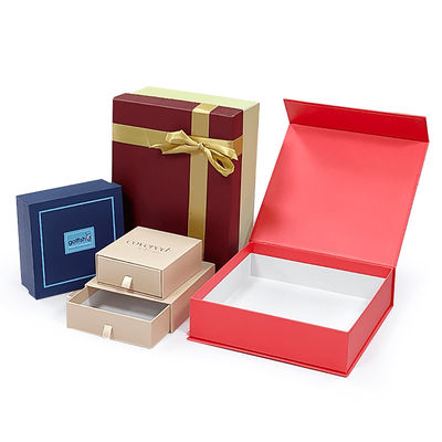 Embalagem personalizada de presente de luxo Caixa de papel rígida magnética personalizada com aba magnética