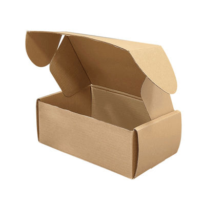 Logotipo personalizado Impresso Eco-friendly Entrega Castanho Cartão de Papel Kraft Mailer Envio Caixa de Correio
