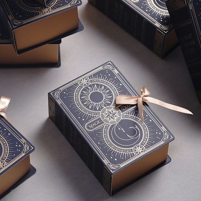 Caixa de presente magnética de luxo personalizada Caixa de embalagem de bolo de chá de flores personalizada com embalagem de logotipo