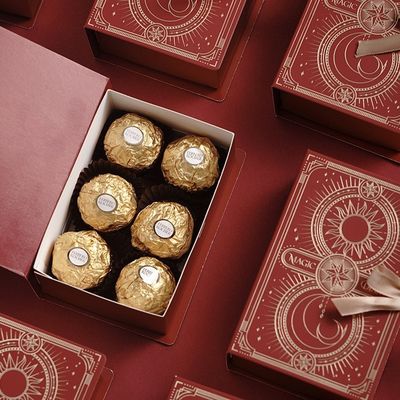 Caixa de presente magnética de luxo personalizada Caixa de embalagem de bolo de chá de flores personalizada com embalagem de logotipo