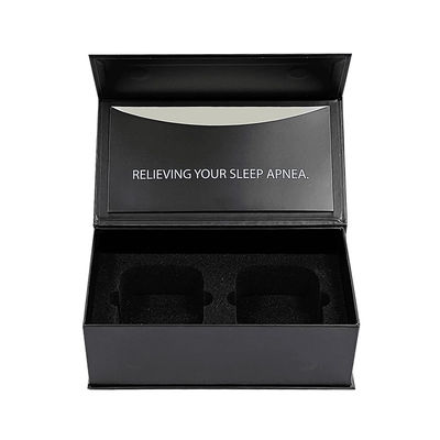Caixa de forma de livro magnética personalizada Botella de perfume Caixa de presente de papel de embalagem para venda por atacado Com janela de PVC