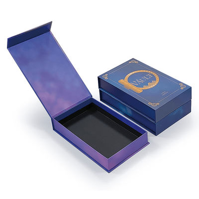 Caixa de papel de logotipo personalizado de luxo Caixa cosmética de fechamento magnético Caixa de embalagem de presente Caixa para jóias Outros produtos de luxo Embalagem